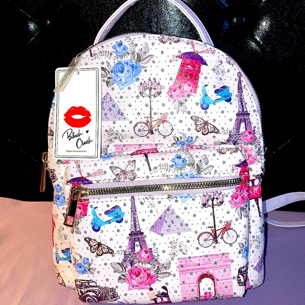 Beautiful Paris mini backpack